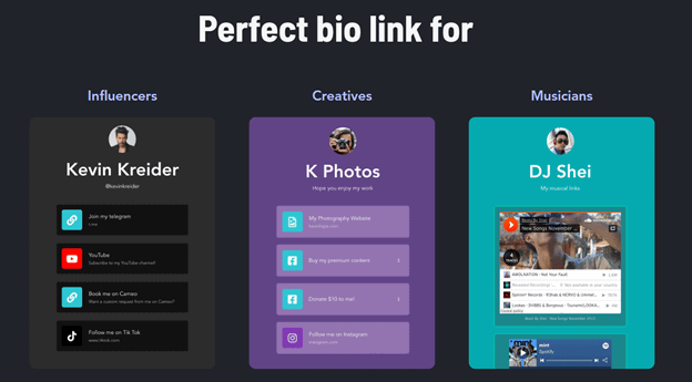 Linktree Alternative Website Template