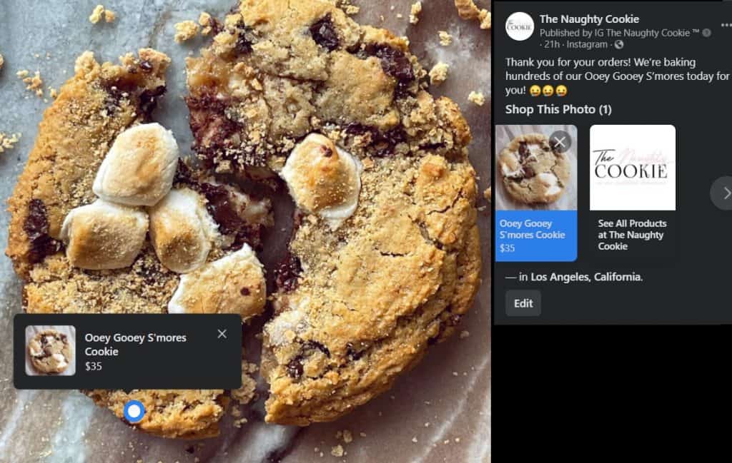 naughty cookie product tag examples 