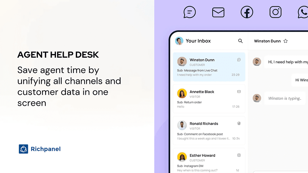 richpanel live chat app for shopify