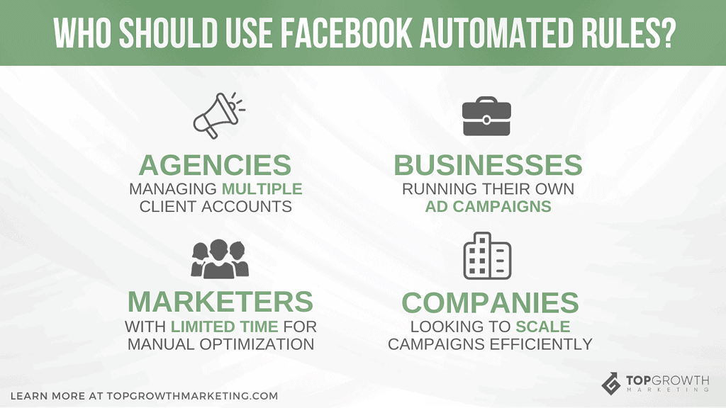 who should run facebook automated rules