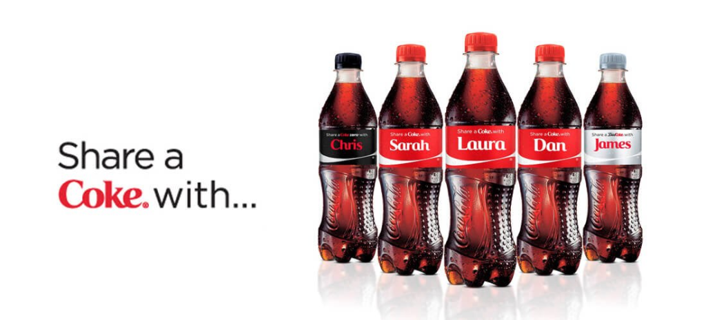 Coca Cola's integrated share-a-coke campaign