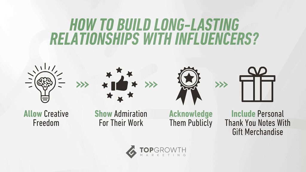 how to build long-lasting relationships with influencers
