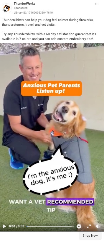 Pet ad example