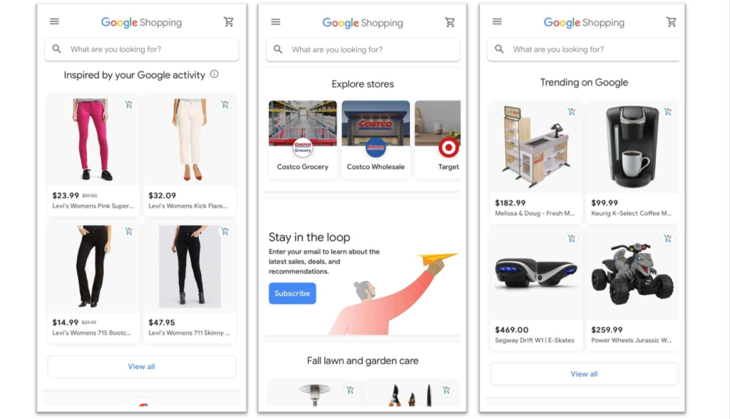 google shopping 