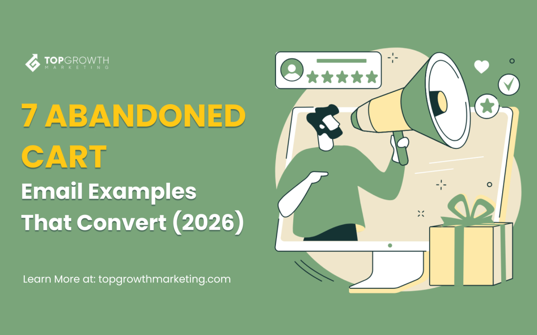 7 Abandoned Cart Email Examples That Convert (2026)