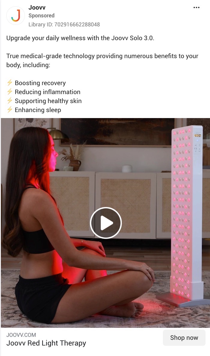 ad example screenshot