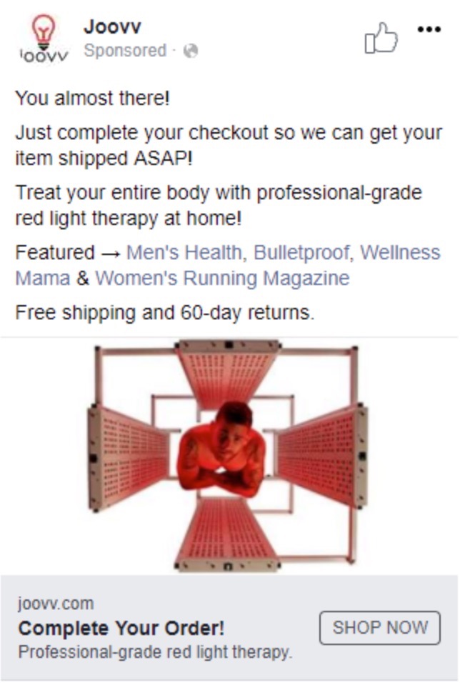 Featured in by ad example screenshot