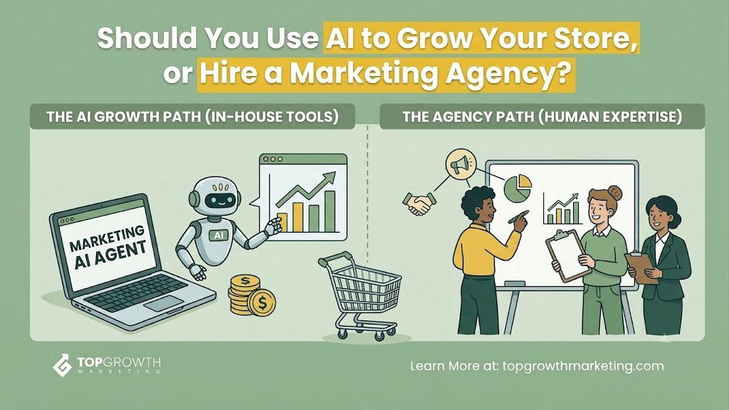 Should You Use AI to Grow Your Store, or Hire a Marketing Agency?
