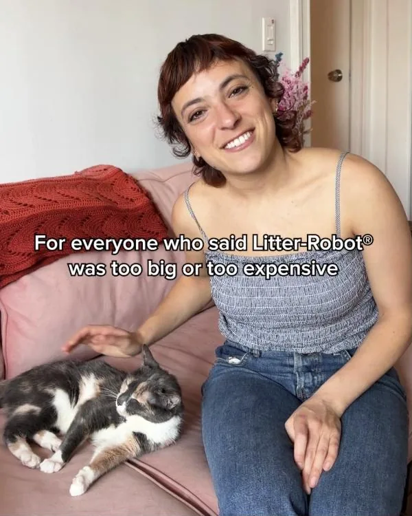 Whisker (Litter-Robot) Facebook ad example — Self-Cleaning Litter Box