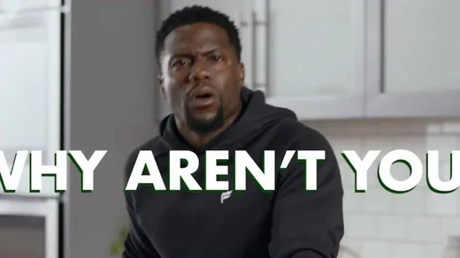 VitaHustle Facebook ad - Kevin Hart celebrity founder challenge hook
