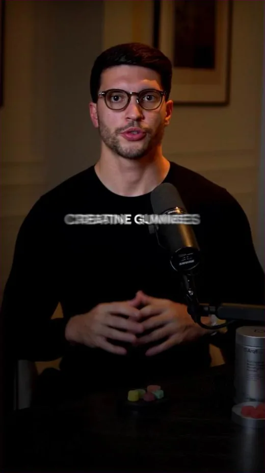 Arq8 Longevity Facebook ad - podcast-style interview framing